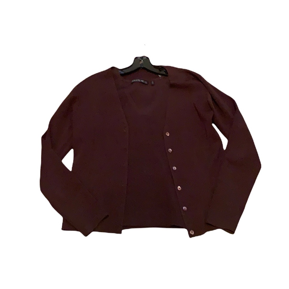 Lafayette 148 Silk Cardigan and Shell Women’s Medium